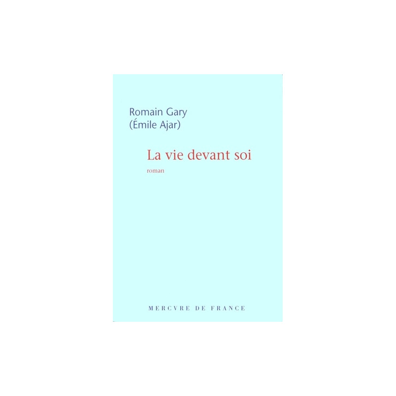 La vie devant soi - broché