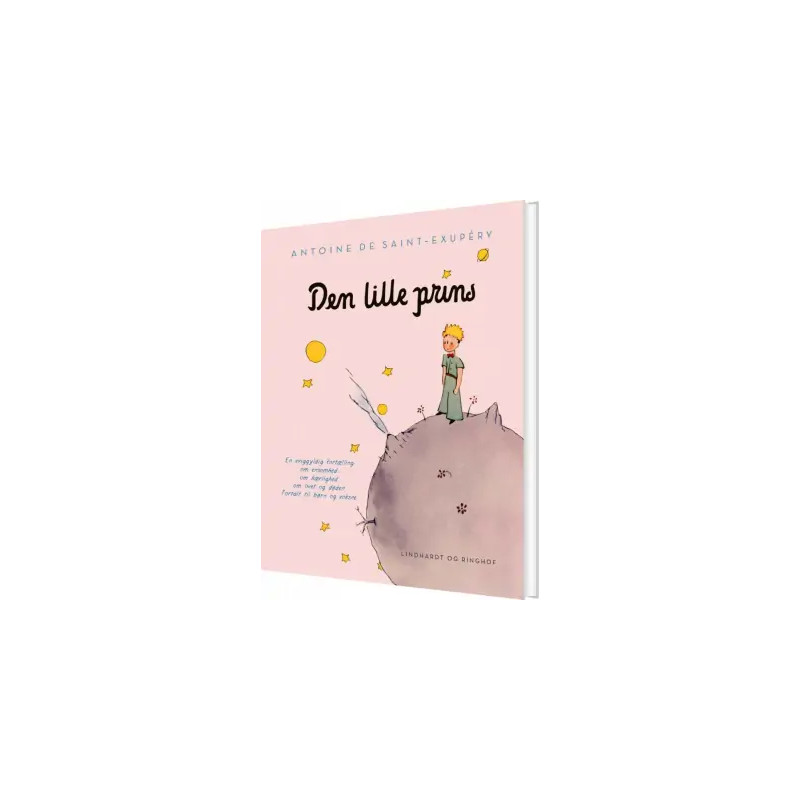 Den lille prins (lysrød, lille broché)