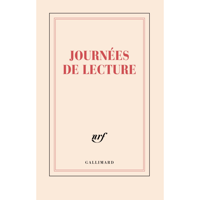 Carnet «Journées de lecture» (papeterie)