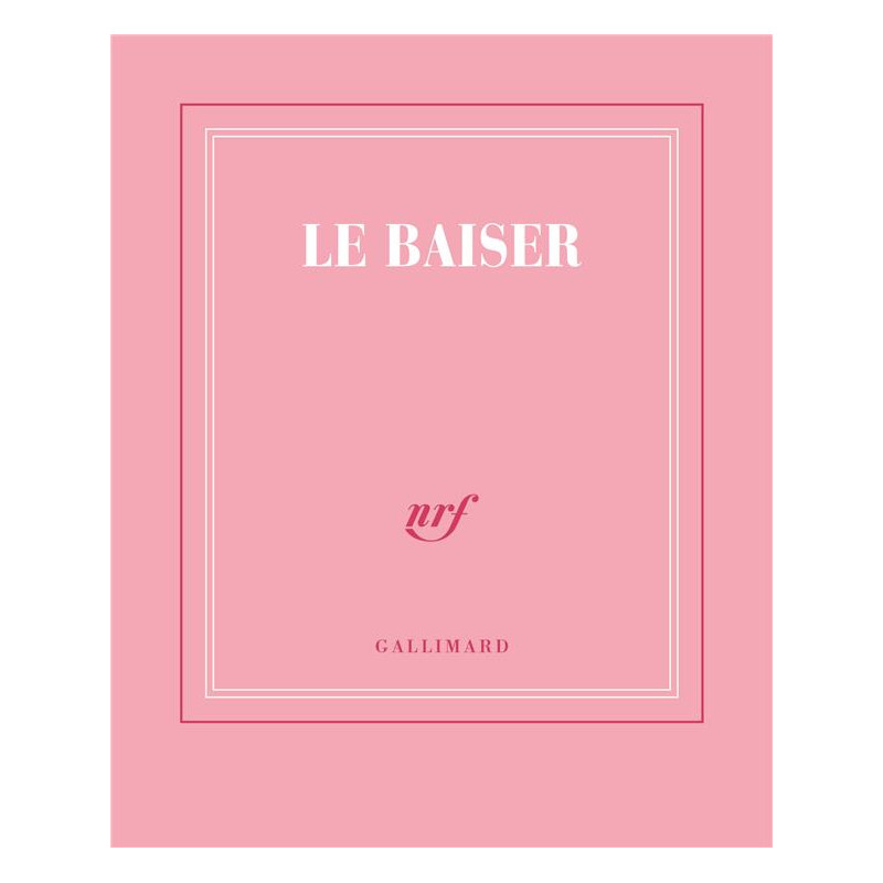 Carnet poche rose "le baiser" Titre de Guy de Maupassant