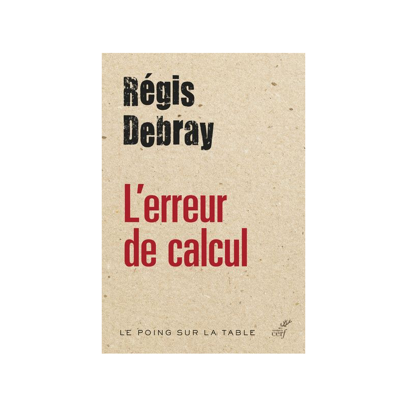 L’erreur de calcul