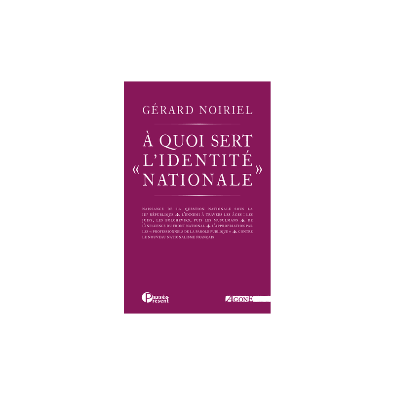 À quoi sert l'identité nationale