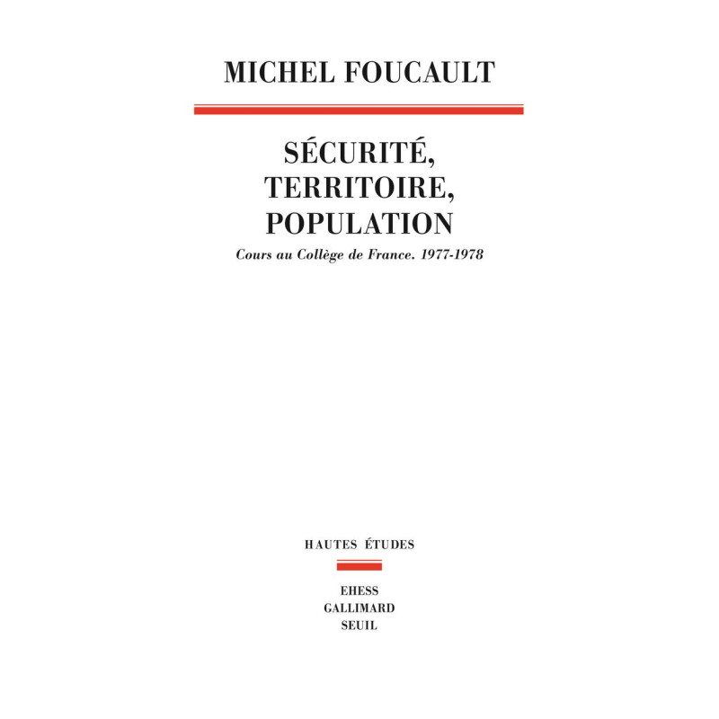 Sécurité, territoire, population