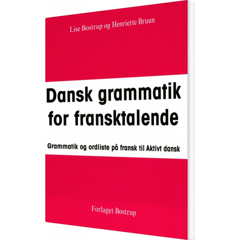 Dansk grammatik for fransktalende