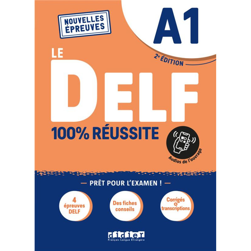 DELF A1 100% réussite - Edition 2022 - Livre + didierfle.app