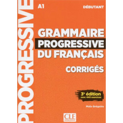 Grammaire progressive du français, débutant, 3e édition corrigés