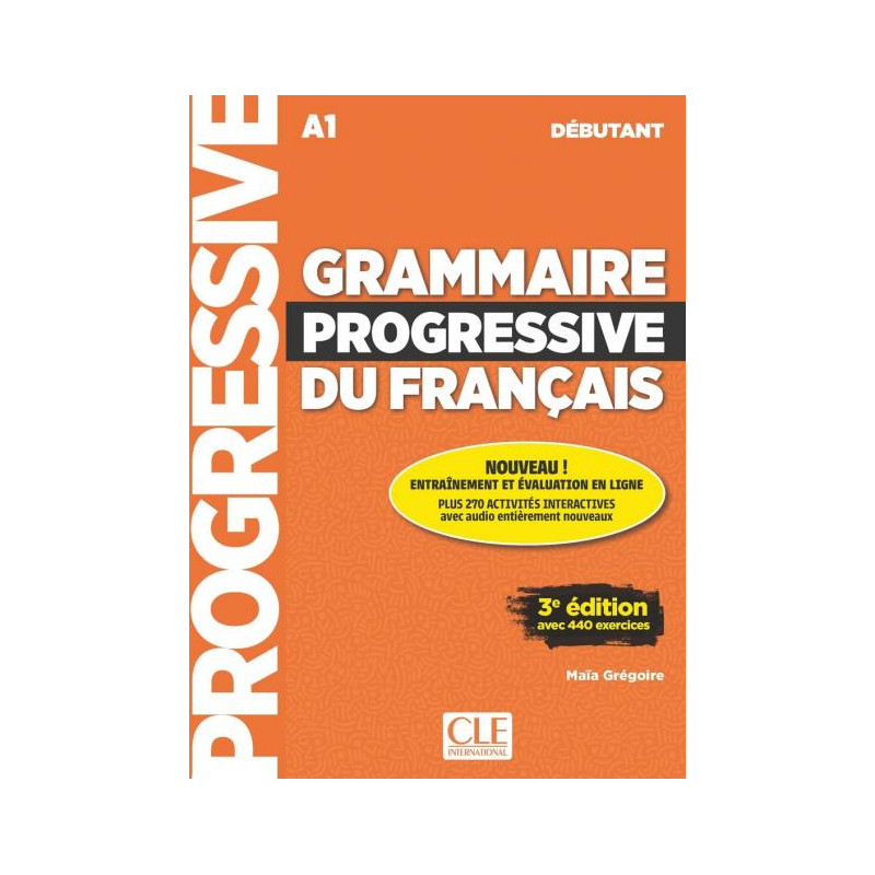 Grammaire progressive du français débutant complet 3ed + CD