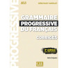 Grammaire progressive du français - Niveau débutant complet, corrigés
