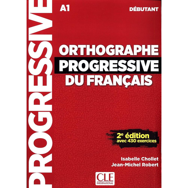 Orthographe progressive débutant + CD 2e édition Nouvelle couverture