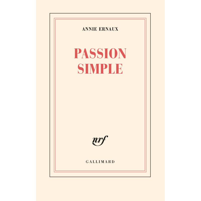 Passion simple (broché)