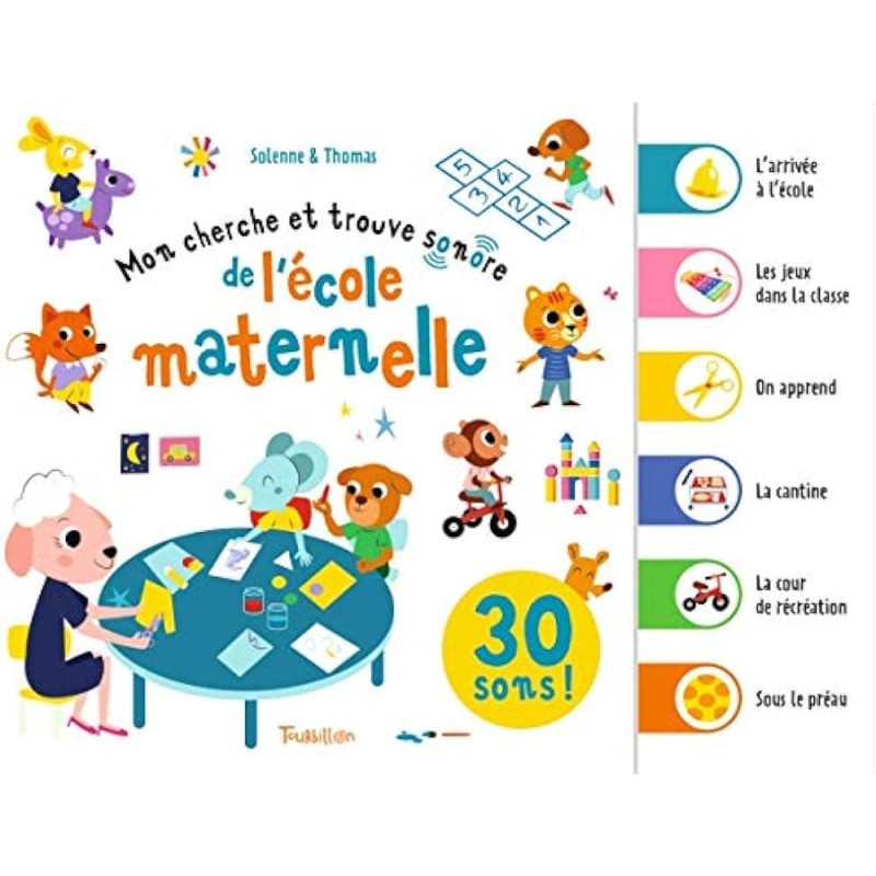 Mon cherche et trouve sonore de l'école maternelle
