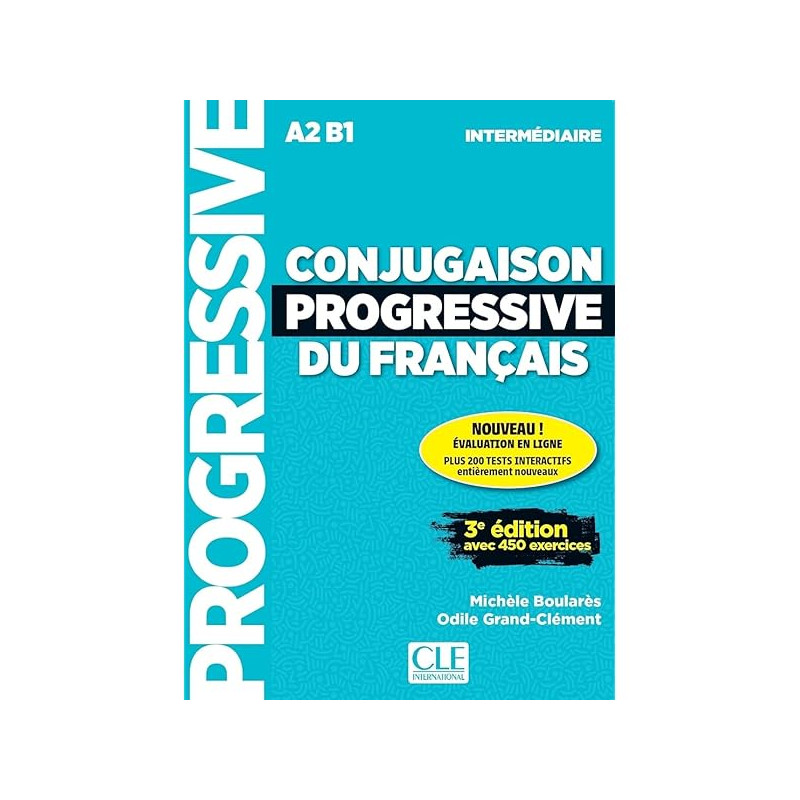 Conjugaison progressive du français niveau intermédiaire + CD nouvelle couverture Avec 450 exercices