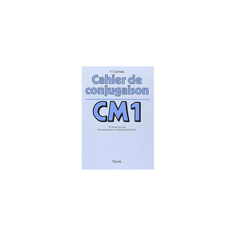 Cahier de conjugaison - CM1