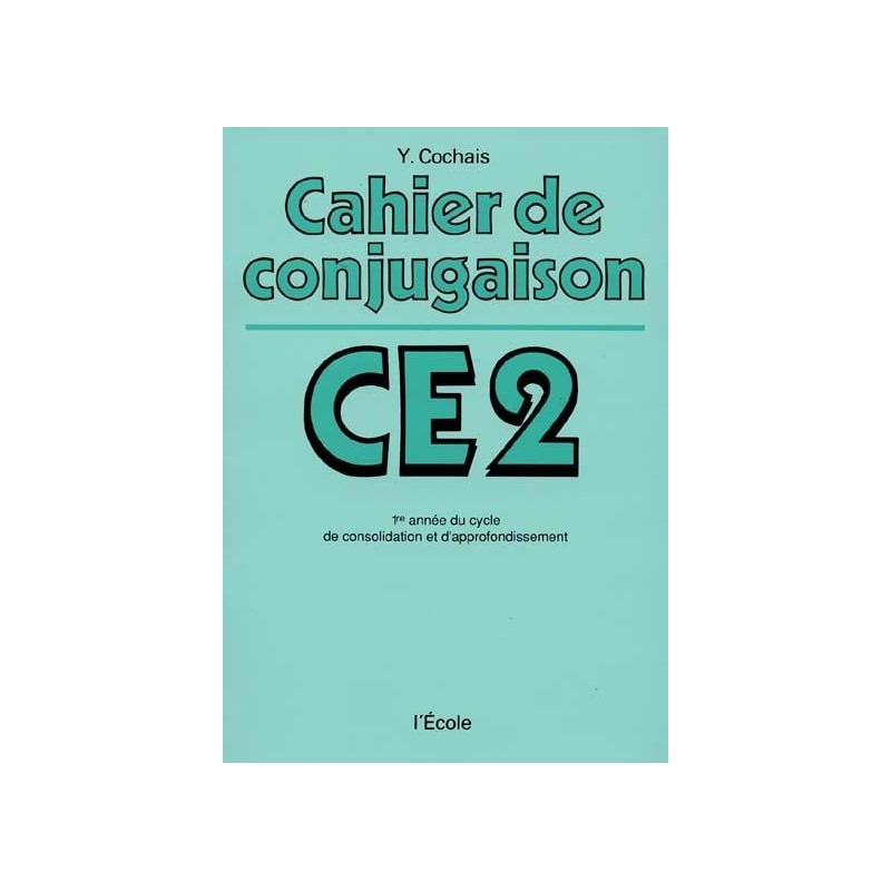 Cahier de conjugaison - CE2