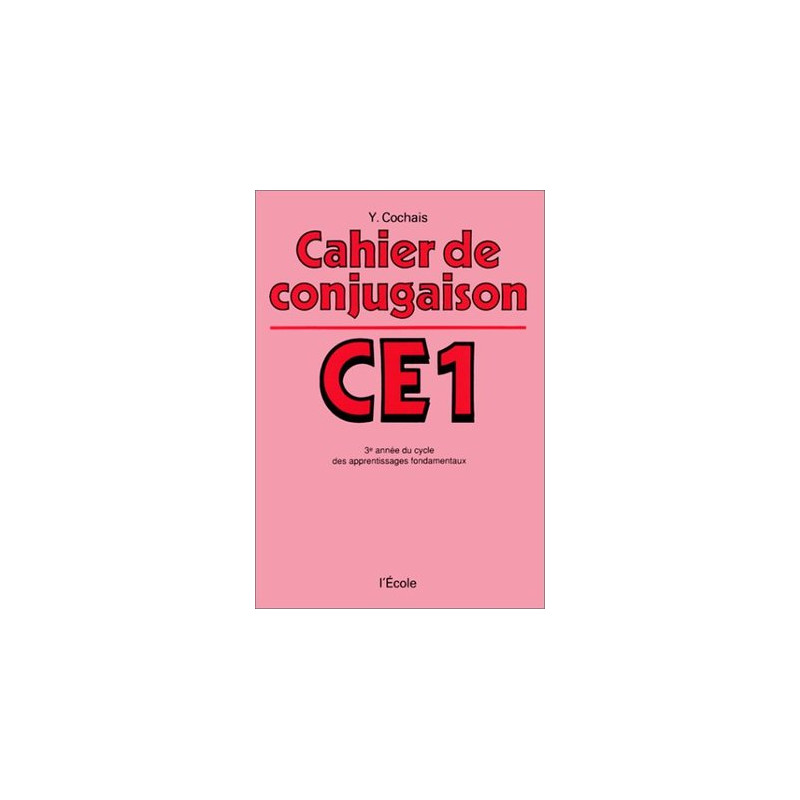 Cahier de conjugaison - CE1