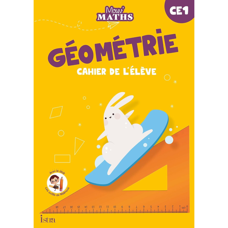 Mouv' Maths - Cahier de géométrie CE1 Edition 2023