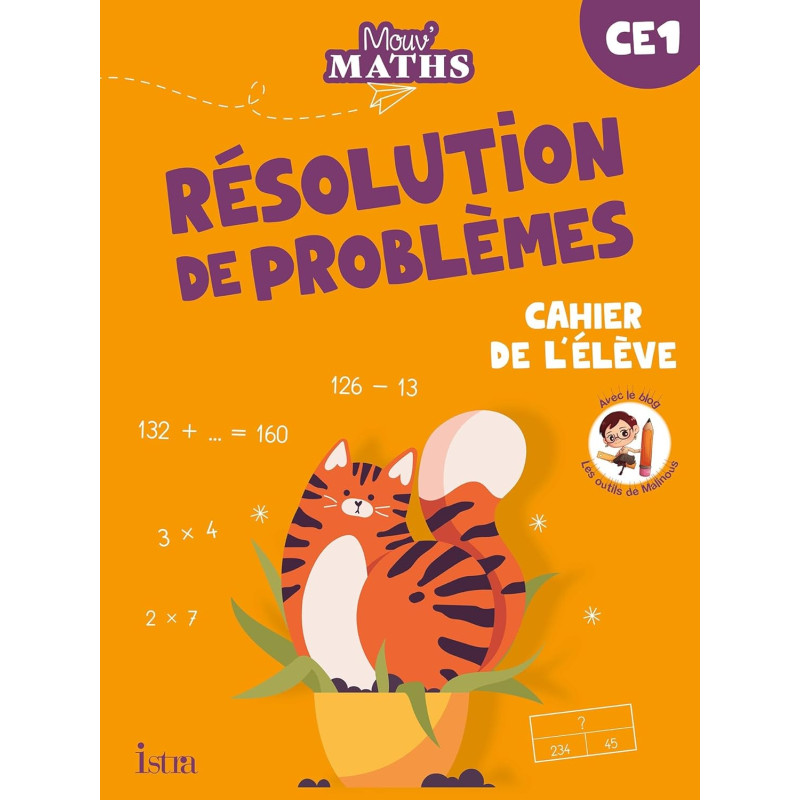 Mouv' Maths - Cahier de résolution de problèmes CE1 Edition 2023
