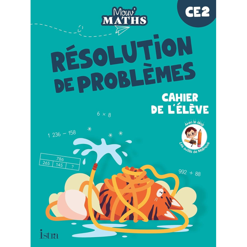 Mouv' Maths - Cahier de résolution de problèmes CE2 Edition 2023