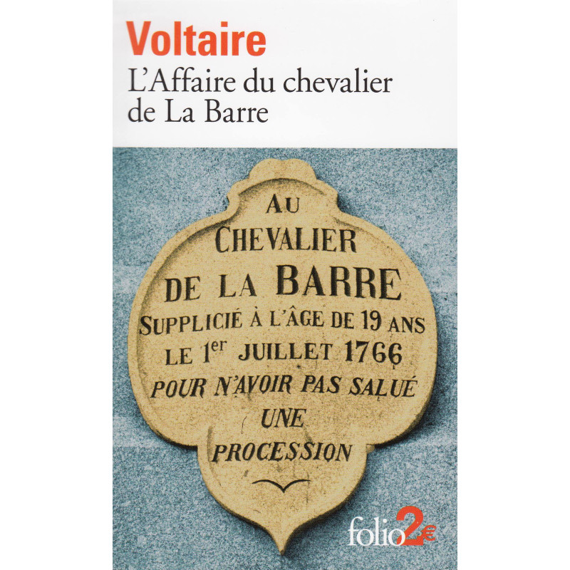 L'affaire du chevalier de la barre