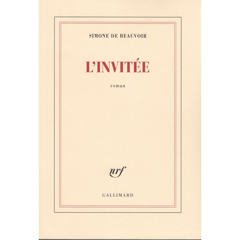 L'invitée (nrf)