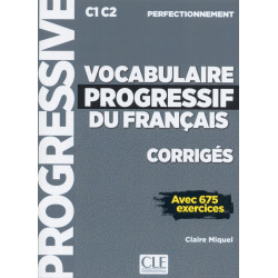 Corrigés vocabulaire...