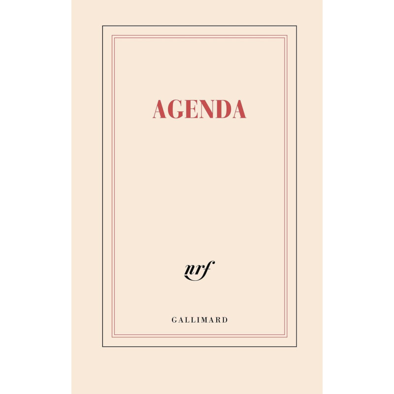 Agenda littéraire 2026 - Gallimard