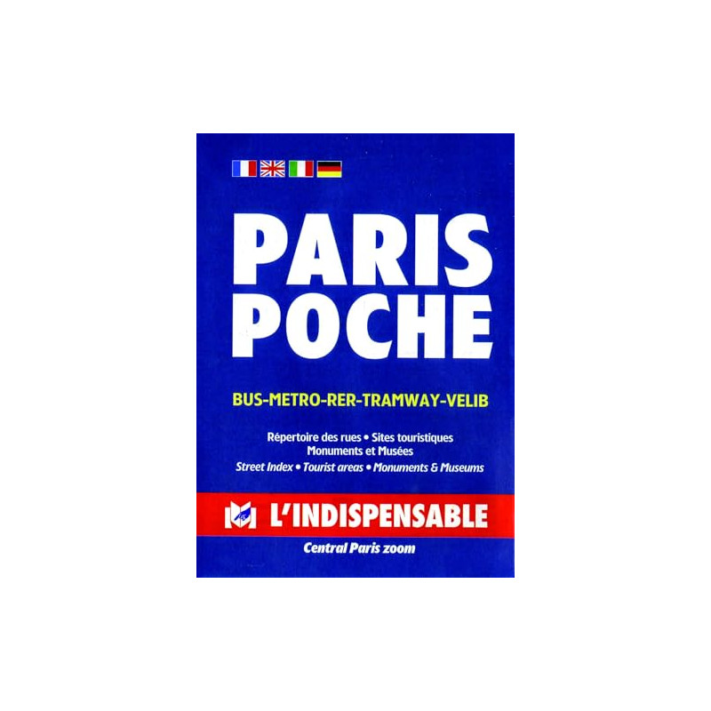 C15 PARIS TOURIST MAP - L'INDISPENSABLE