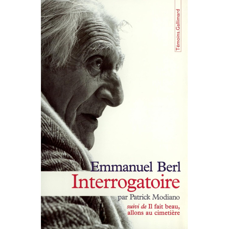 Interrogatoire par Patrick Modiano