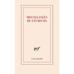 Carnet «Miscellanées de l'écrivain» (papeterie)