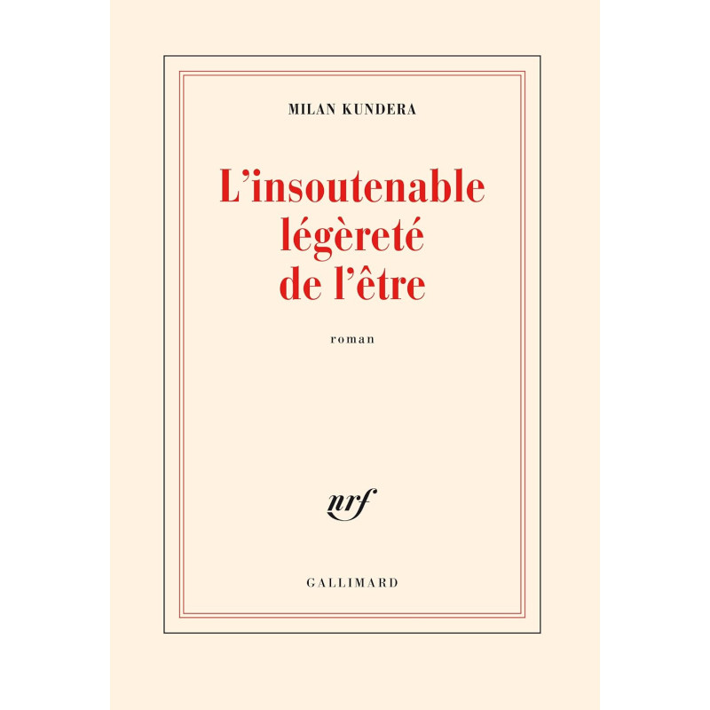 L'insoutenable légèreté de l'être (broche)